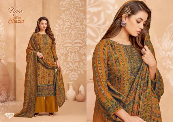 Fyra Shazia Designer Pashmina Digital Printed Salwar